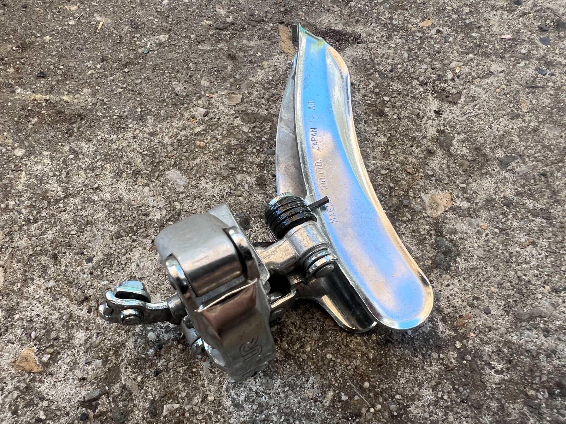 Suntour AG Tech 28.6mm Bottom Pull Front Derailleur Alpine Gear Double Vintage  - Image 6