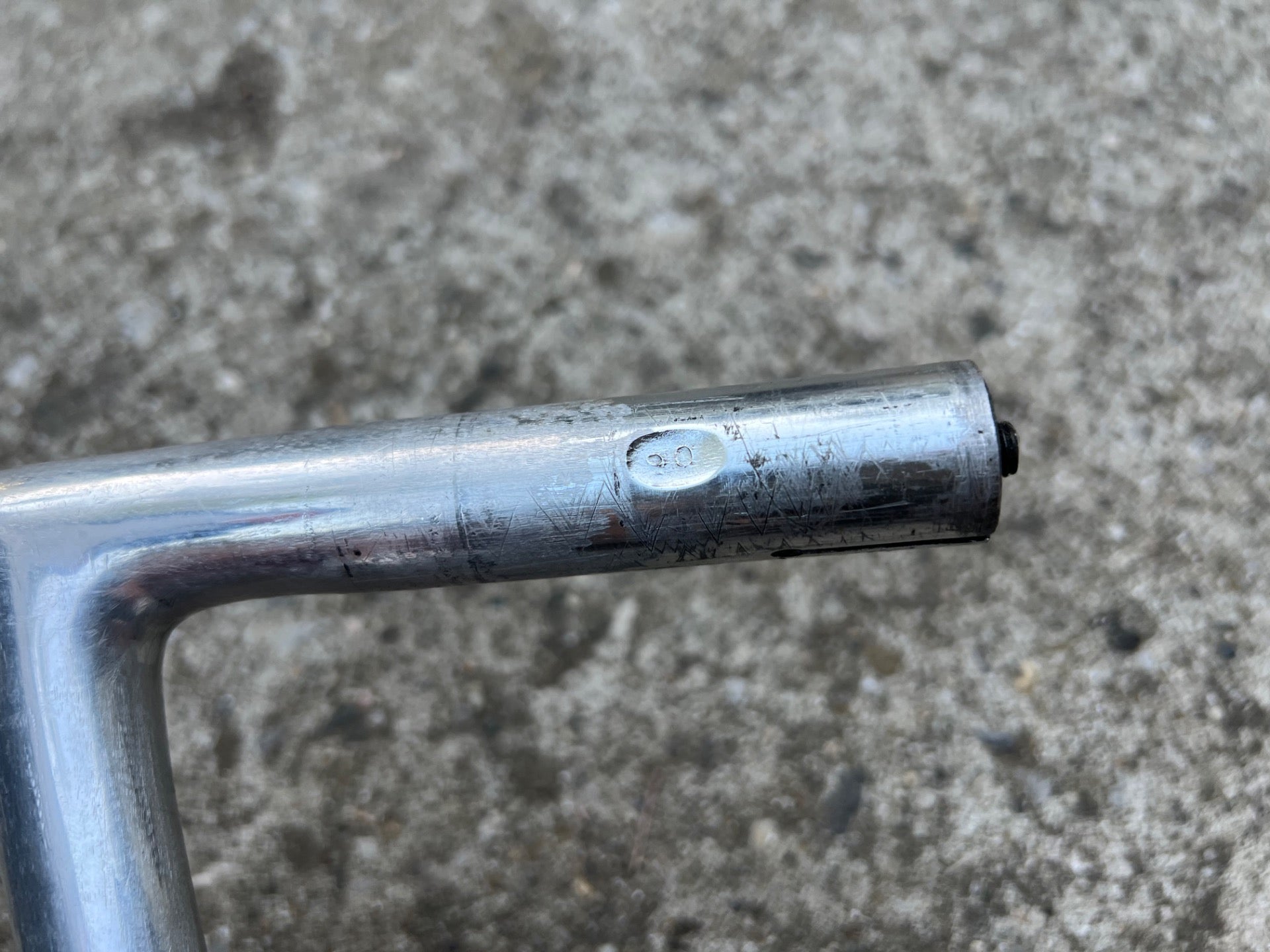 3TTT Quill Stem 26.0x90mm 1” Vintage Retro Silver Road Bike Gray Touring Drop  - Image 6