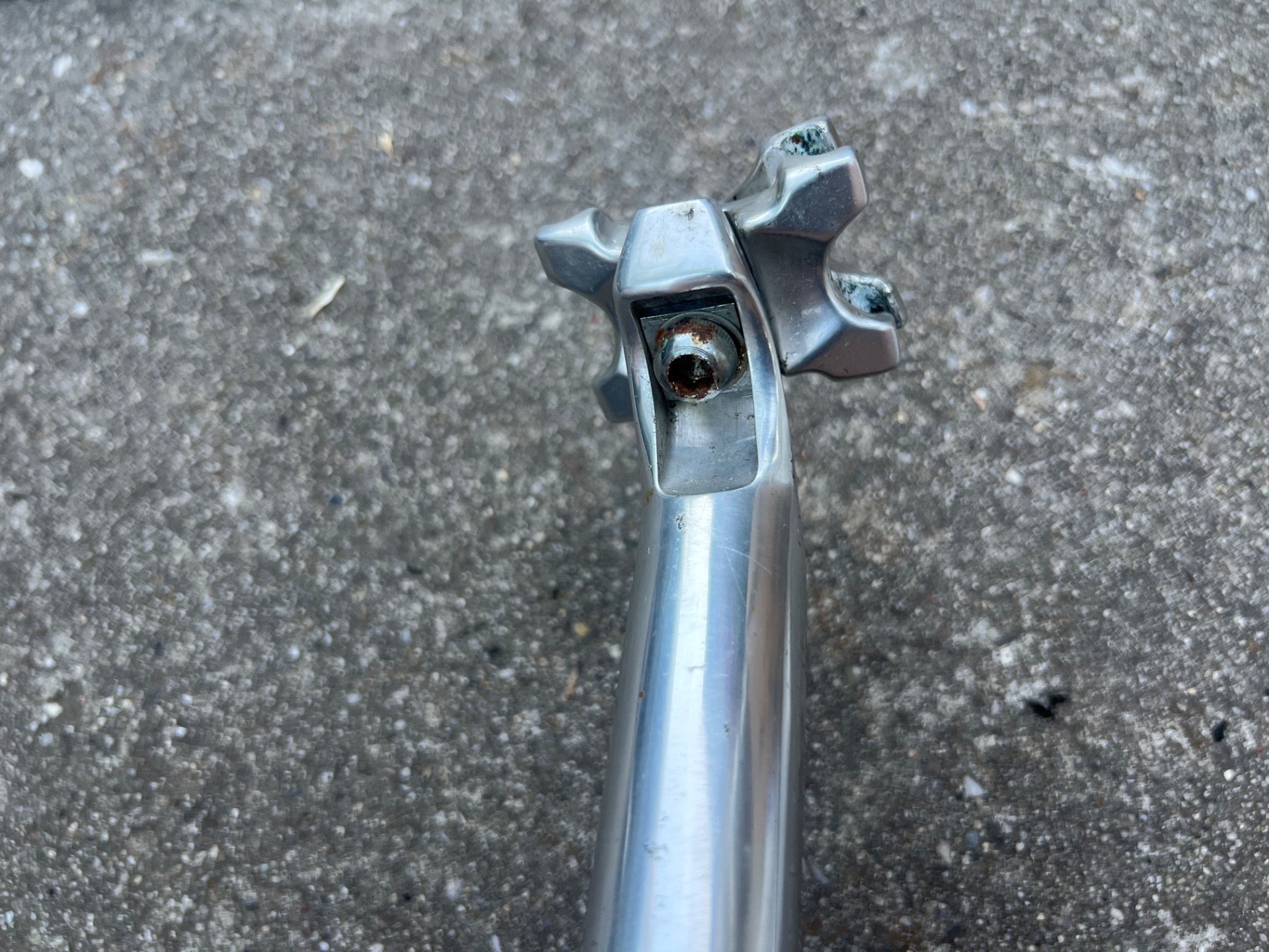 Nitto 65 27.2x210mm Seatpost Vintage Retro Silver Road Gravel Bike Anodized  - Image 6