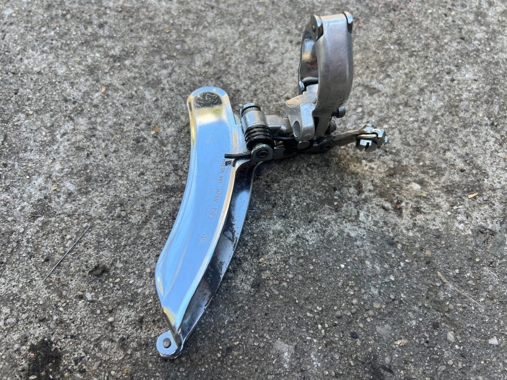 Shimano AG Tech 28.6mm Bottom Pull Double Front Derailleur Vintage Road Bike  - Image 6