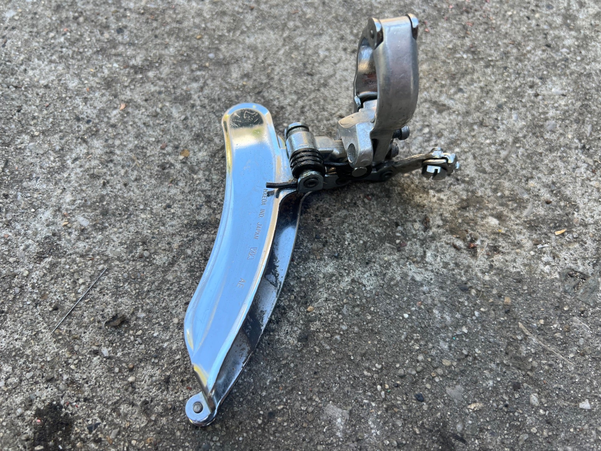 Shimano AG Tech 28.6mm Bottom Pull Double Front Derailleur Vintage Road Bike  - Image 6
