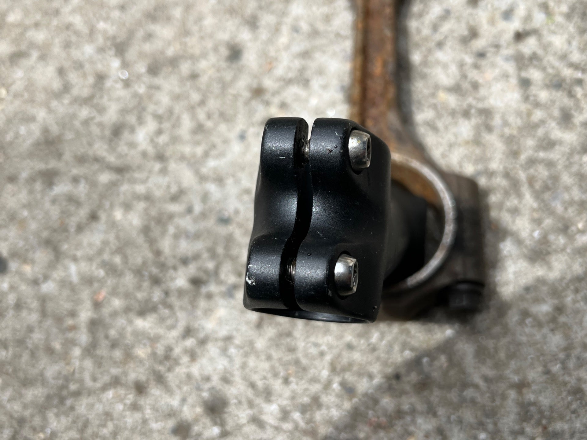 Bianchi 25.4x110mm 1 1/8” Threadless Stem Vintage Retro Road CX XC Gravel Black - Image 6