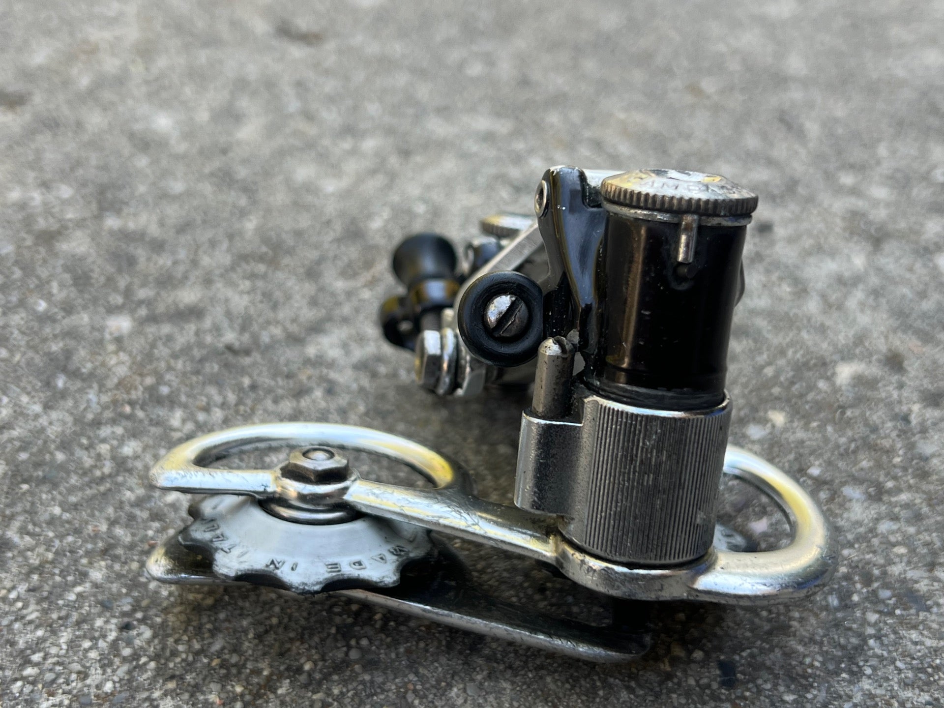 Campagnolo Super Record Rear Derailleur Titanium TI Black Vintage Road Pat 84 - Image 6