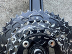 Used Raceface Deus XC Crankset 175mm 24mm GXP Spindle Black Mountain Bike Triple MTB-Bicycle Bin