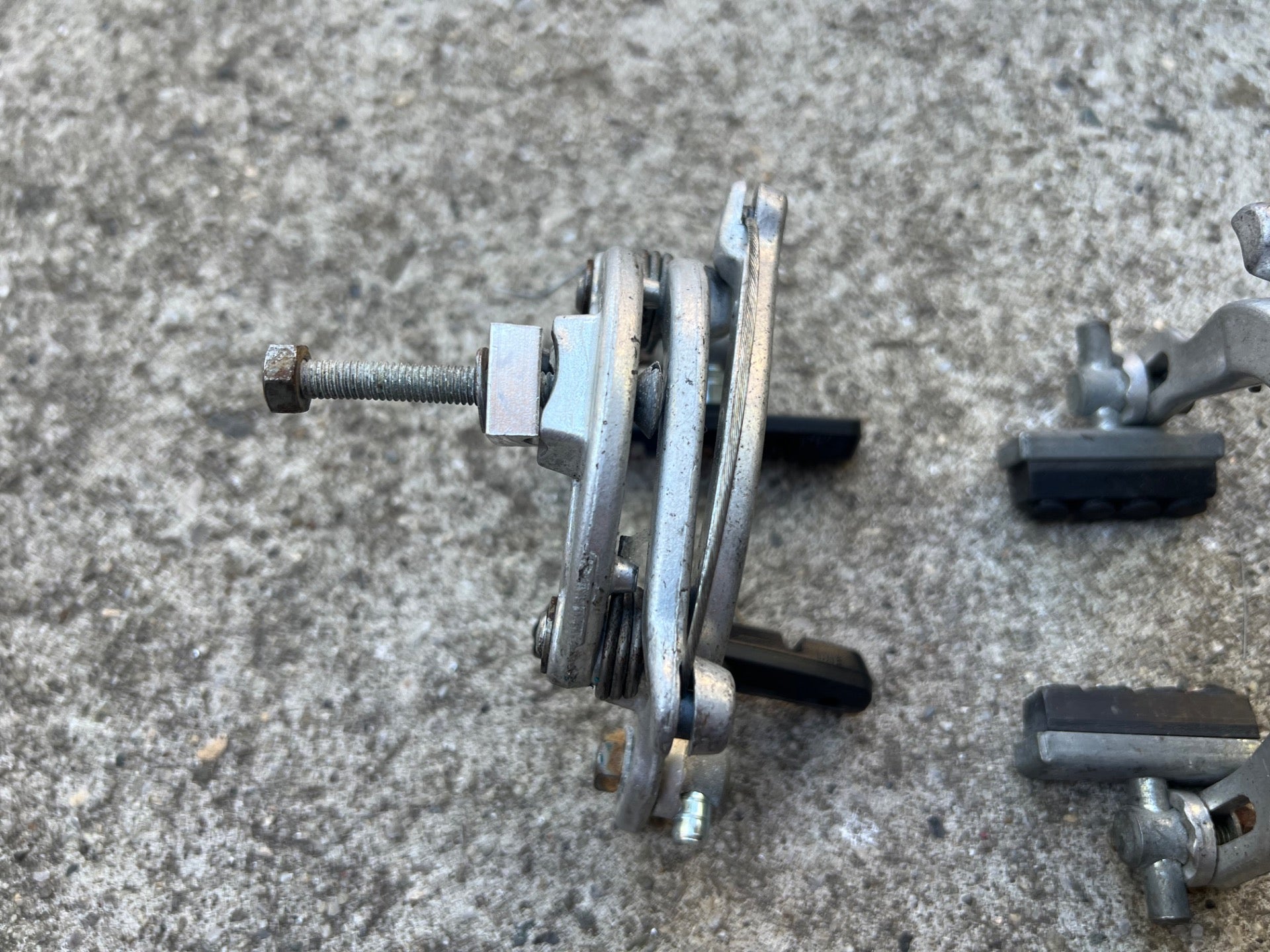 Mafac Racer Modele Depose Brakes Vintage Road Center Pull Silver Retro Touring - Image 7