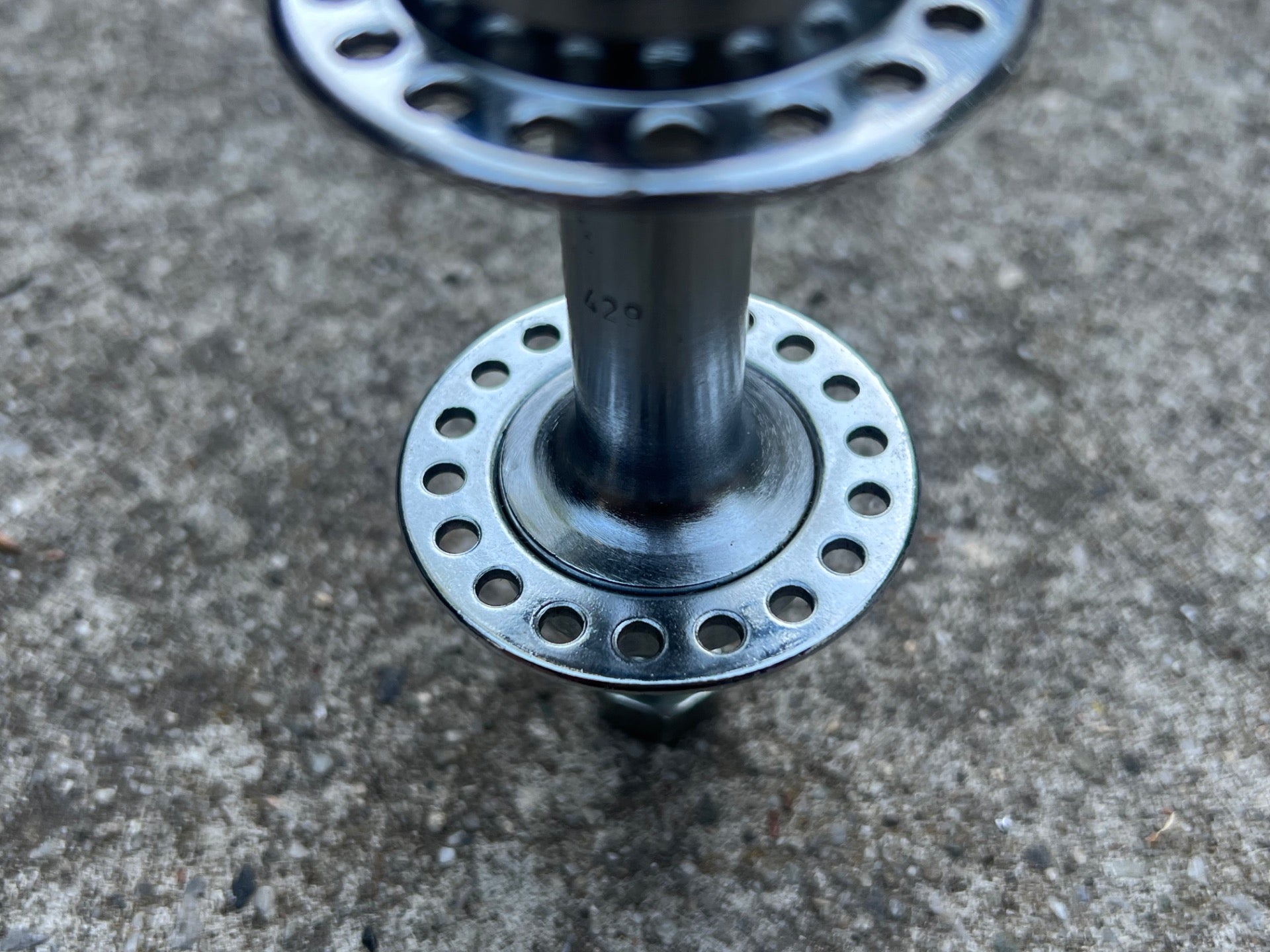 NOS NEW Union Front Hub 93mm 96mm 36H Steel Vintage Retro Chrome Cruiser Bike  - Image 6