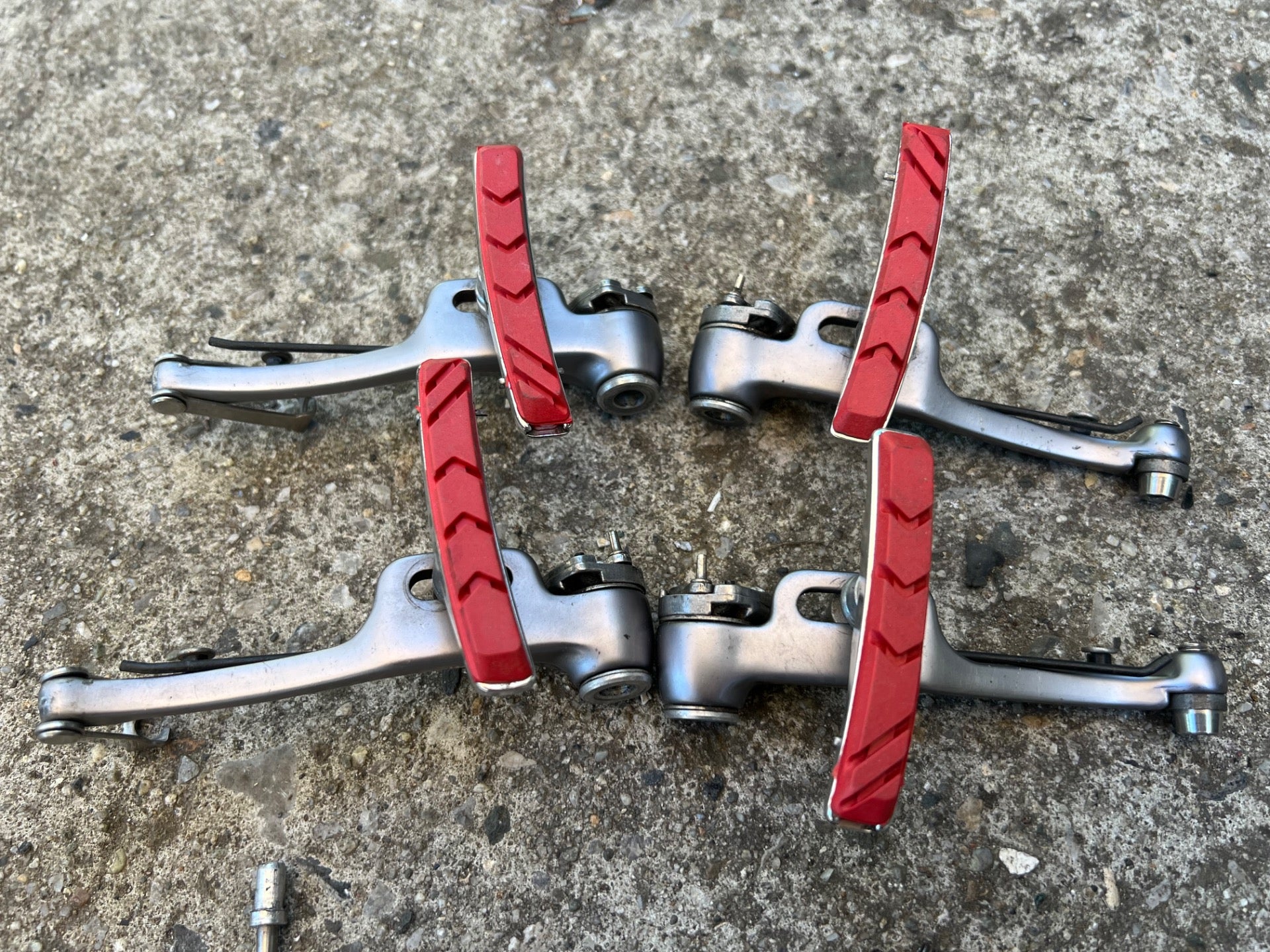 Avid 2.0 Brake Set V Brakes Vintage MTB Mountain Bike XC Gray Retro  - Image 6