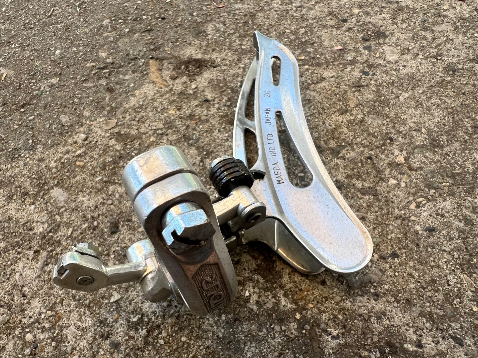 VGC Suntour Mountech Front Derailleur 28.6mm Vintage MTB ATB Triple Bottom Pull  - Image 6