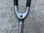 Used Fuji Carbon Fork 1 1/8” Threadless Steerer 9.25” Silver Black Road Bike Racing-Bicycle Bin