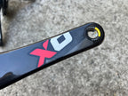Used SRAM XO Carbon GXP Crankset 175mm 2x10 Double MTB DH 24mm Spindle Black Red-Bicycle Bin