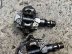 Used Shimano XTR M980 Clipless Pedals & Cleats SPD Mountain Gravel CX XC Bike Racing-Bicycle Bin