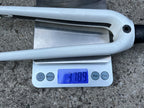 Used Giant TCR Carbon Fork 700c 1 1/4” Threadless White 7.5in Steerer-Bicycle Bin