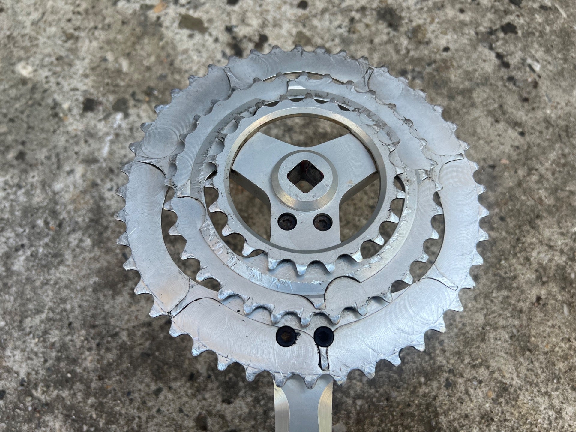 Cannondale CODA 701M 170mm 22/32/44 Crankset Vintage MTB Triple Square Taper  - Image 13