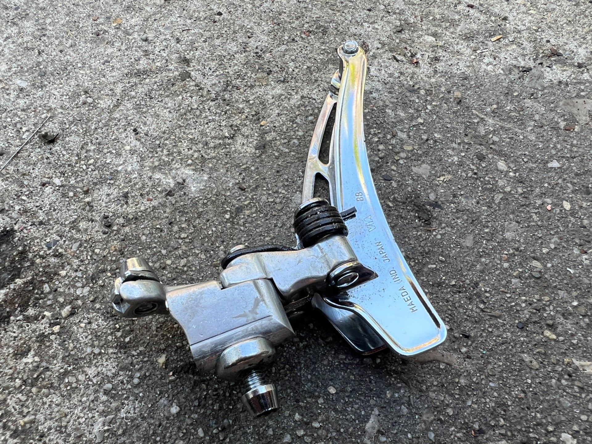 Suntour Cyclone Braze On Front Derailleur Double Road Bike Vintage 2nd gen 80’s  - Image 6
