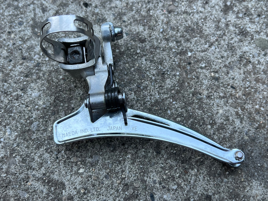 Suntour Cyclone MKII 28.6mm Bottom Pull Front Derailleur Double Vintage 2nd Gen  - Image 6