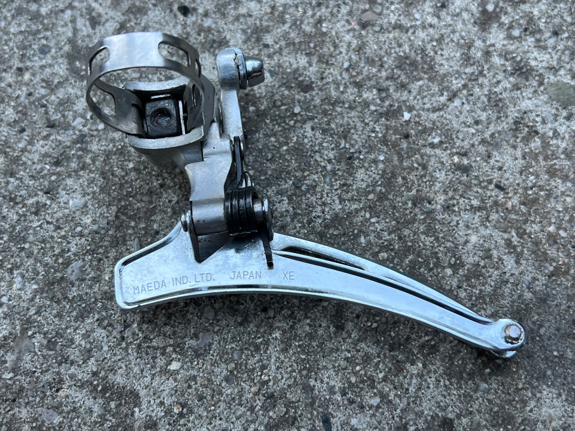 Suntour Cyclone MKII 28.6mm Bottom Pull Front Derailleur Double Vintage 2nd Gen  - Image 6