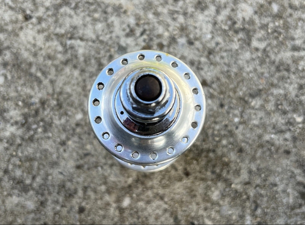 Gipiemme Special Track Hubset 100/120mm 36H Bolt On Axle Vintage Silver Hubs - Image 6