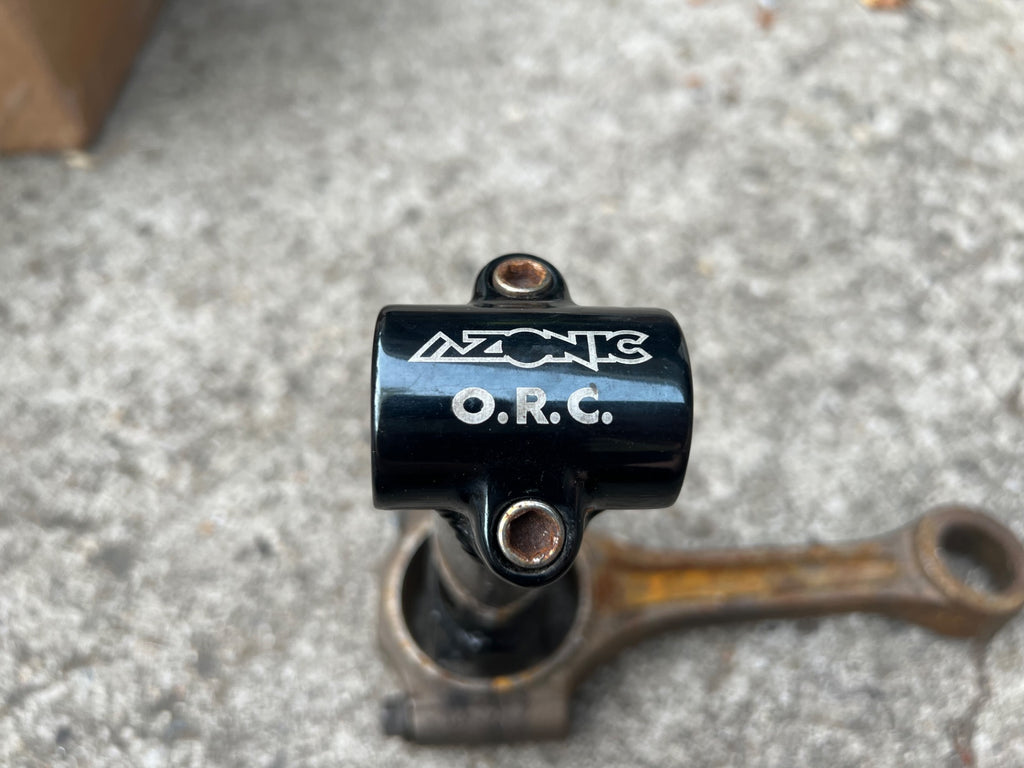 Used Azonic ORC 25.4x135mm 1 1/8” Threadless Stem Vintage Retro MTB Mountain Black-Bicycle Bin