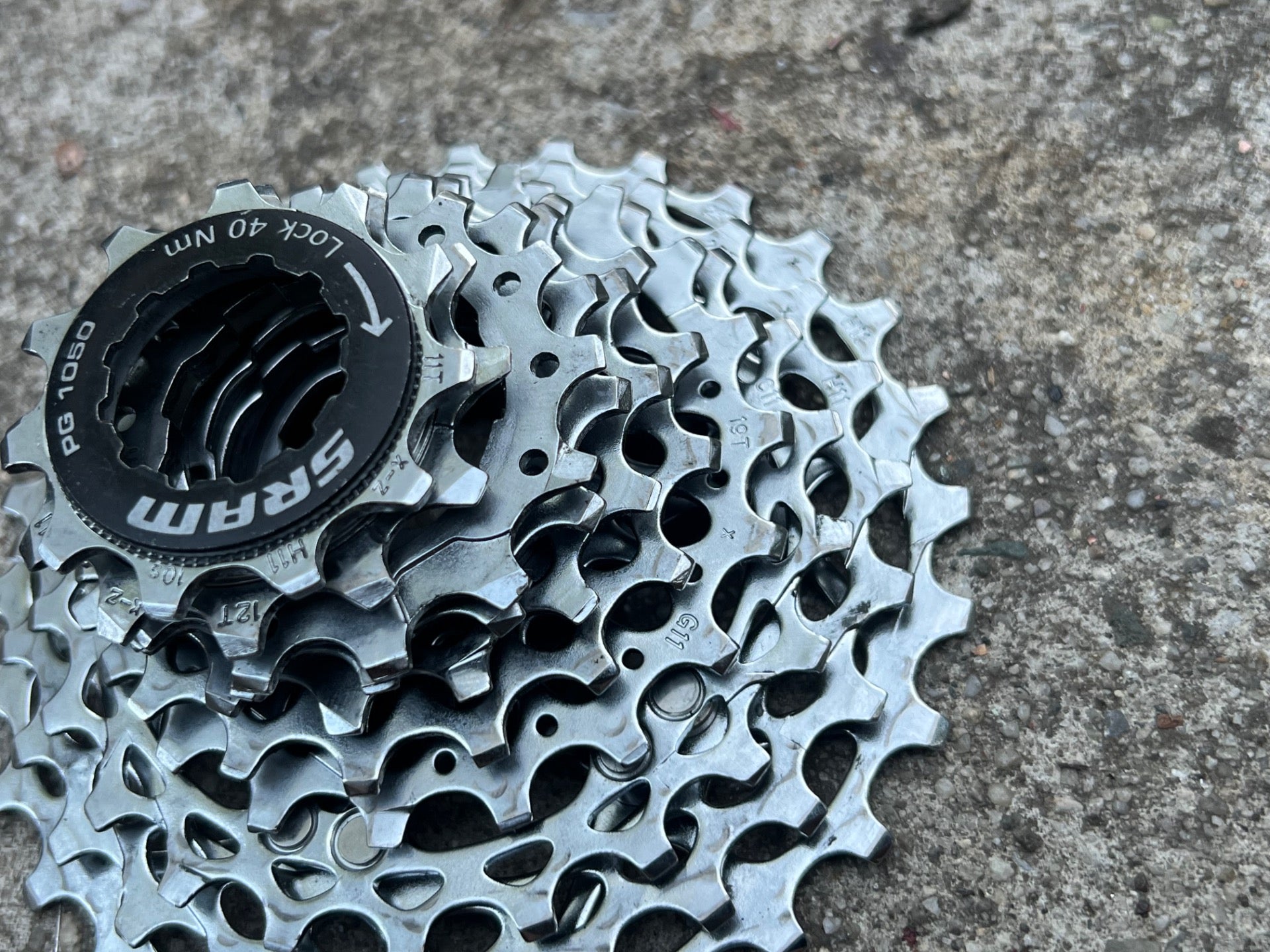 SRAM PG 1050 11-28 10 Speed Cassette Road Gravel Bike Chrome Commuter MTB XC CX  - Image 6