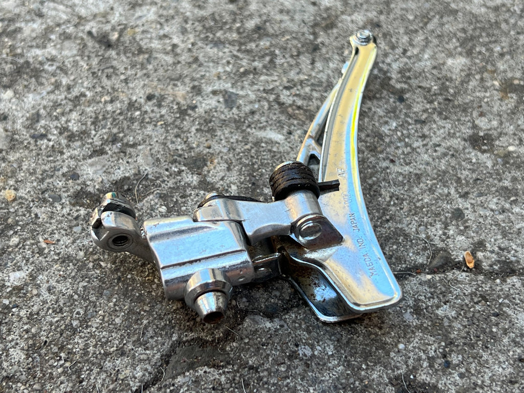 Suntour Cyclone Braze On Front Derailleur Bottom Pull Vintage Road Double Chrome - Image 6