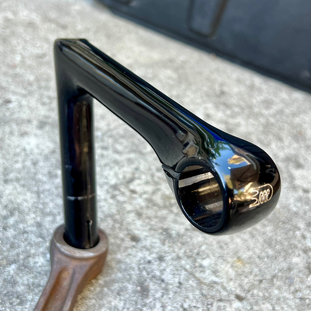 3T 3TTT 26.0x140mm Black Anodized Quill Stem Vintage Road Bike