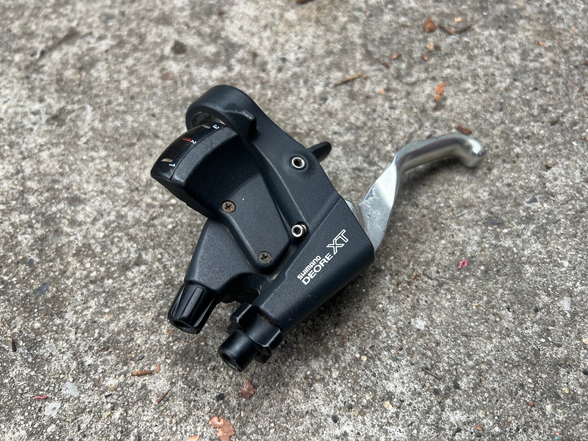 Shimano Deore XT ST-M739 Left Front V Brake 3 Speed Shifter Brake Lever Brifter Combo