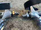 Shimano 600 PD-6207 Toe Clip Pedals Vintage Road Bike Touring Size M Retro