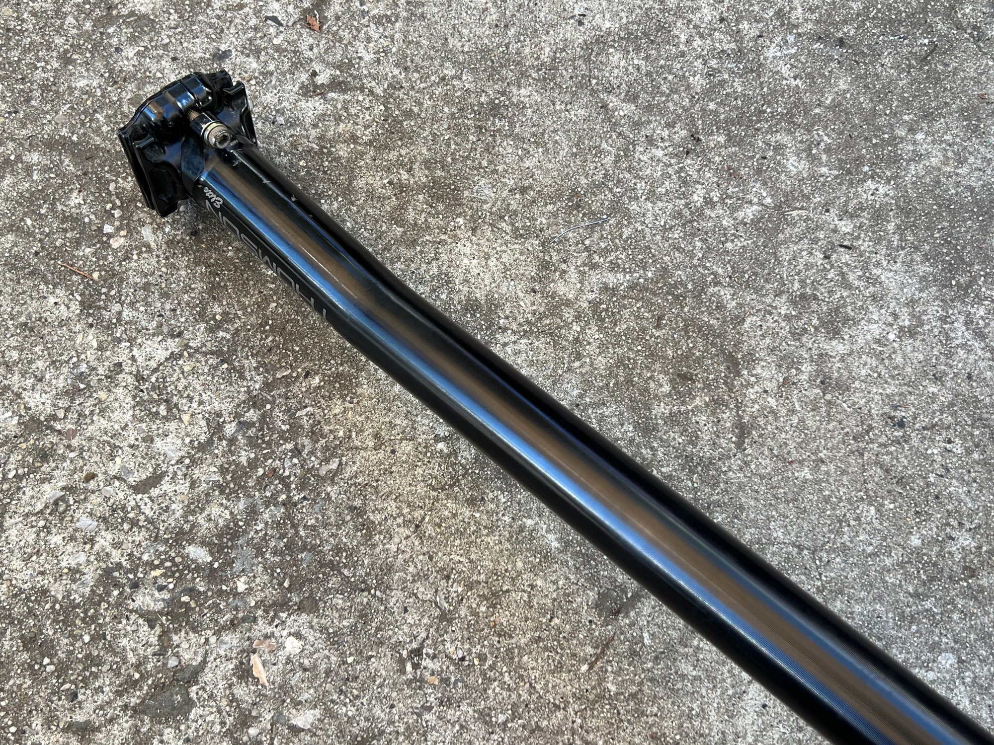 Thomson E127 30.9x410mm Seatpost Black MTB Mountain Bike Setback Uncut