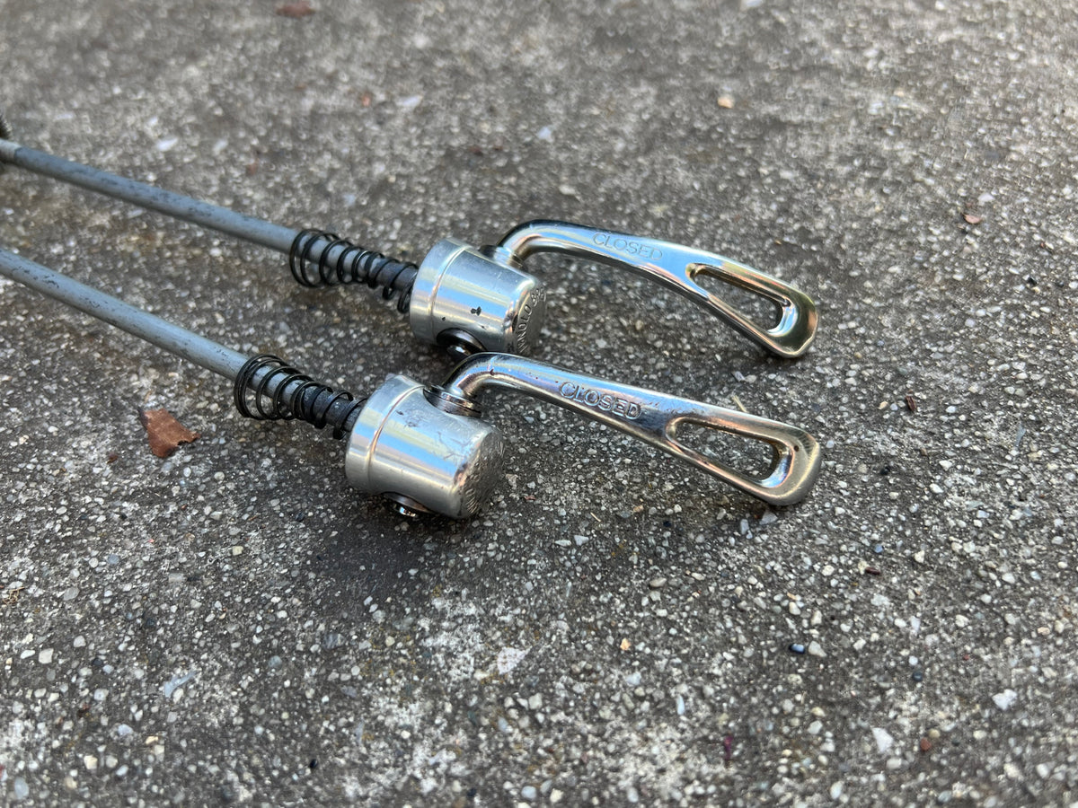 Campagnolo Record Chorus Shamal 100/130mm Skewers Quick Release 9/10 Speed 2000’s
