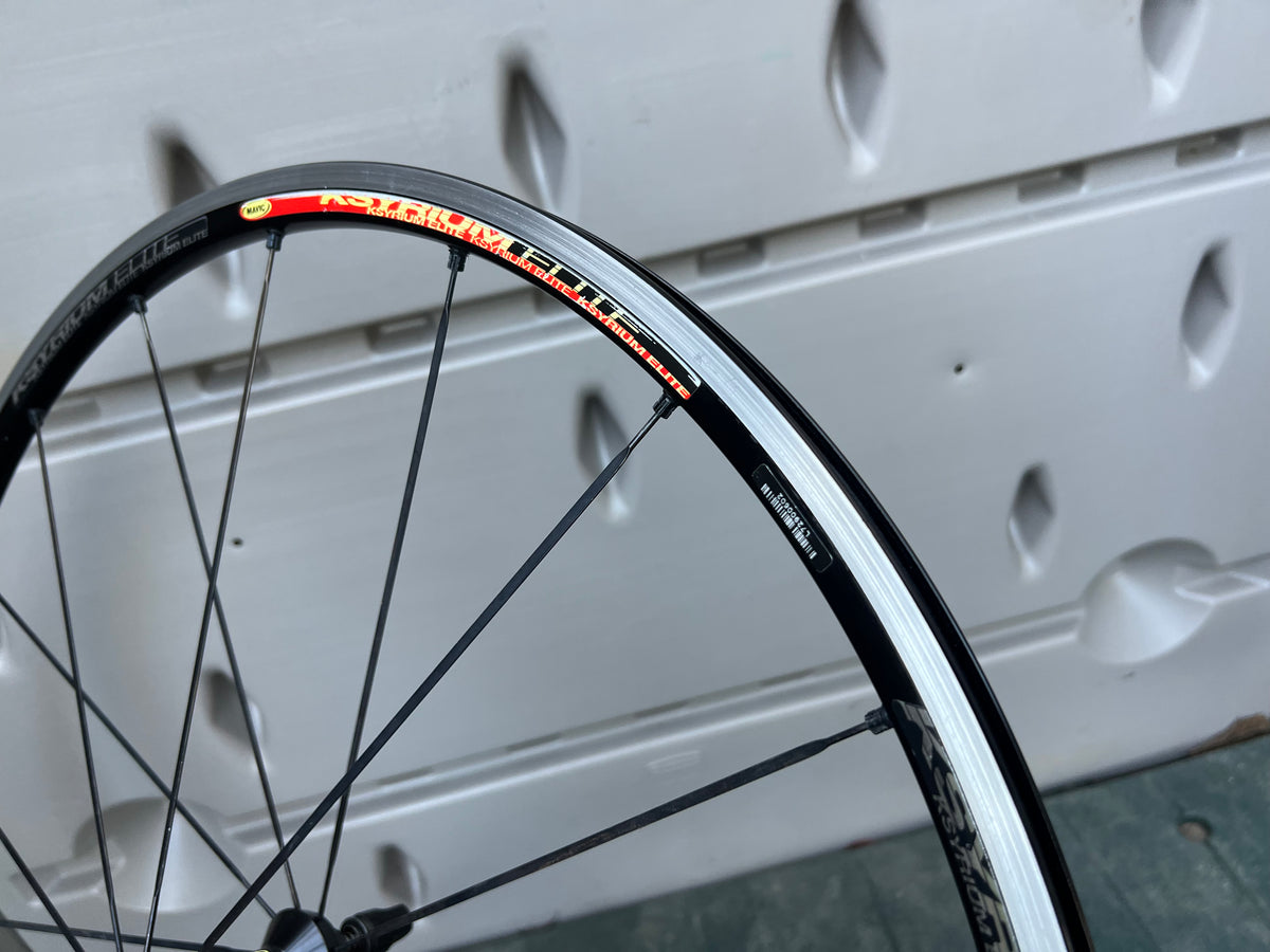 Mavic Ksyrium Elite 700c Clincher 8/9/10/11 Speed Shimano Black Road Wheelset Wheels