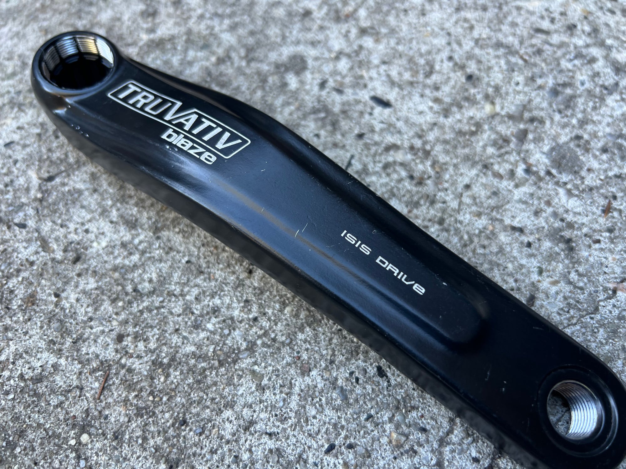 Truvativ Blaze 175mm ISIS Non Drive Side Crank Arm Black Mountain Bike MTB