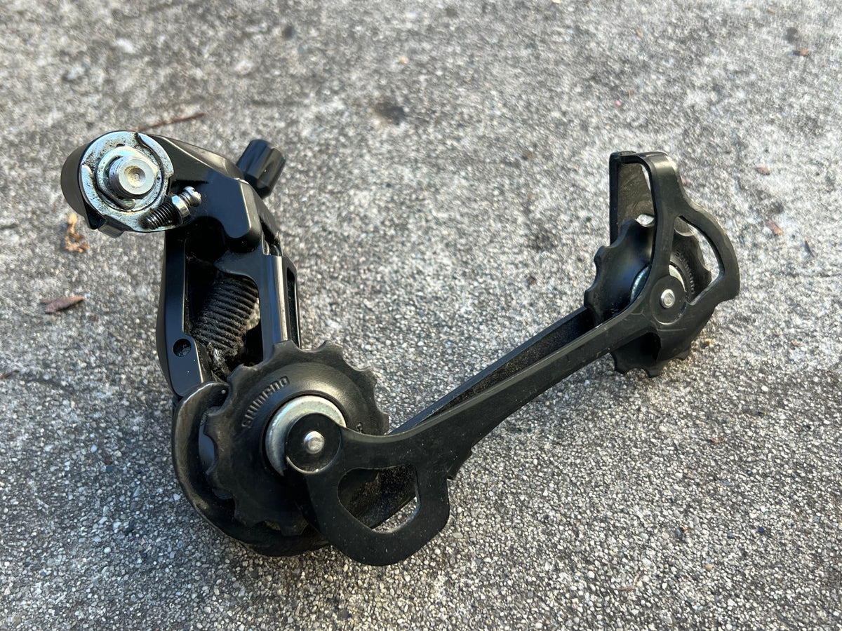 Shimano Deore RD-M530 9 Speed Long Cage SGS Rapid Rise Low Normal Black Rear Derailleur