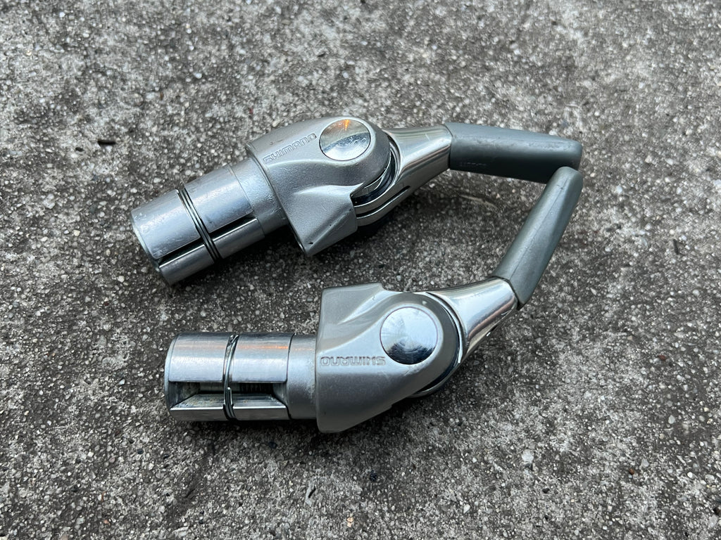 Shimano Dura Ace SL-BS77 2/3x9 Speed Bar End Shifters Touring Road Bike Vintage Friction Index