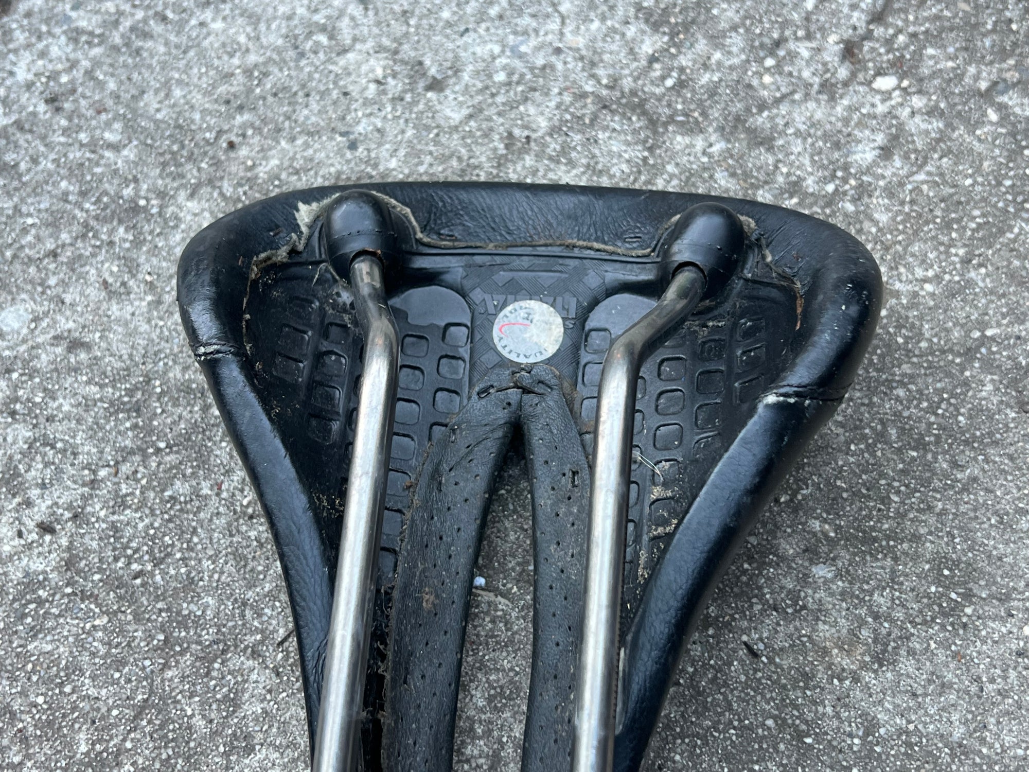 Selle Italia Flite Gel Flow Trans Am Saddle Vintage MTB Road Black Titanium Rails 7/10