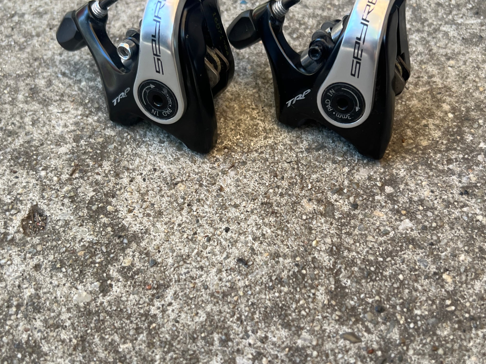 TRP Spyre Mechanical Flat Mount Disc Brake Set Brakes Road Gravel Bike Pair