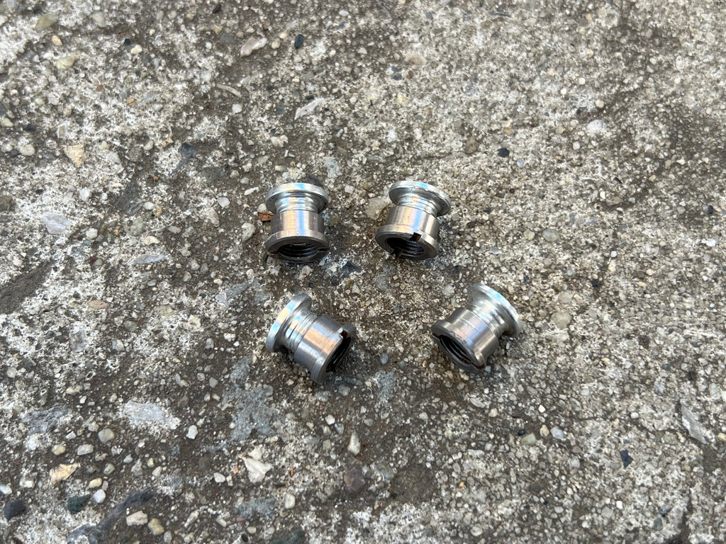 Shimano XTR Aluminum Chainring Bolts and Nuts 4 Bolt Vintage MTB Mountain