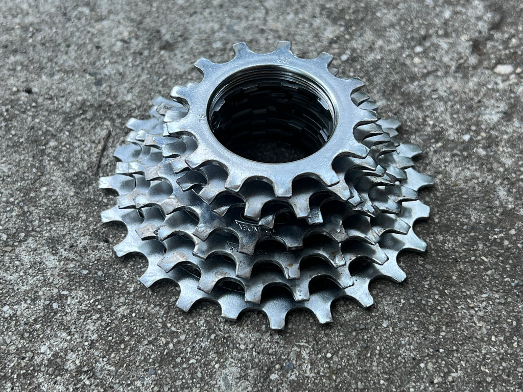 Shimano 7 Speed 13-24T Uniglide Cassette Vintage Road Touring Bike Silver