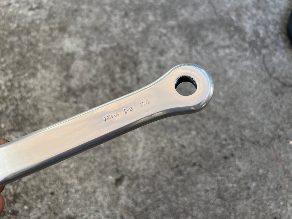 Sugino Super Mighty 170mm Non Drive Side Left Crank Arm Silver Road Bike