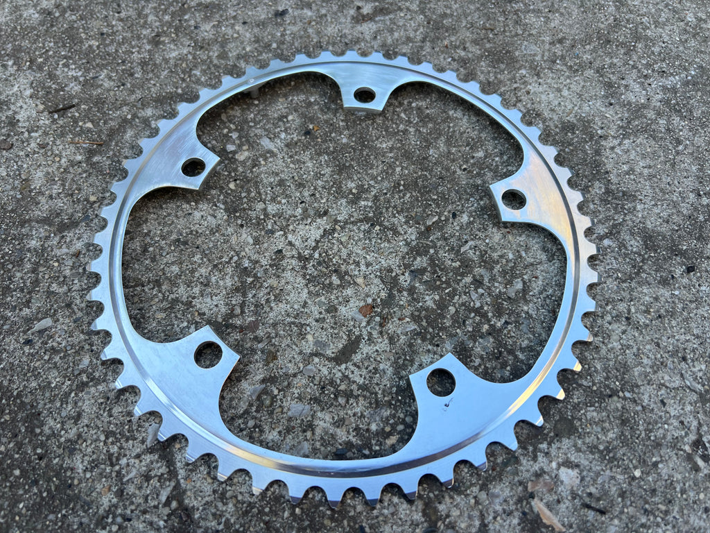 Stronglight 50T 144 BCD 5 Bolt Chainring Silver Road Bike Vintage Big