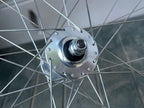 Miche Track Wheelset 100/120mm 700c Clincher Vintage Silver Fixed Gear High Flange 7