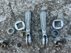 Campagnolo Downtube Friction Shifters Vintage Road Bike Silver Gray