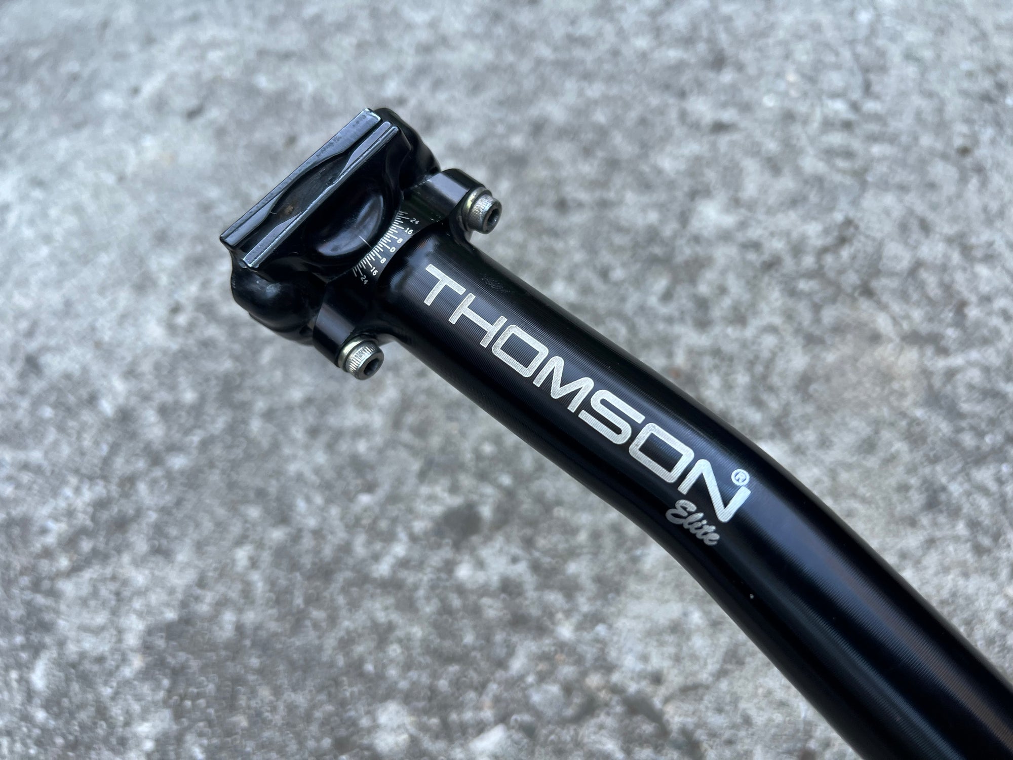 Thomson Elite 27.2x330mm Setback Seatpost SP-E101 MTB Gravel Road Bike Black