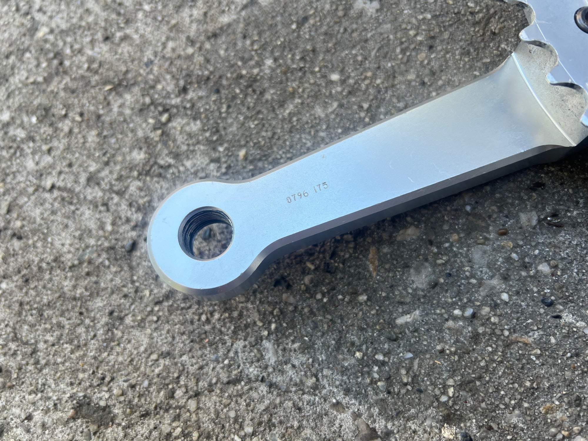 FREE SHIP CODA 502M 175mm Triple Vintage MTB Mountain Bike Silver Cannondale Crankset