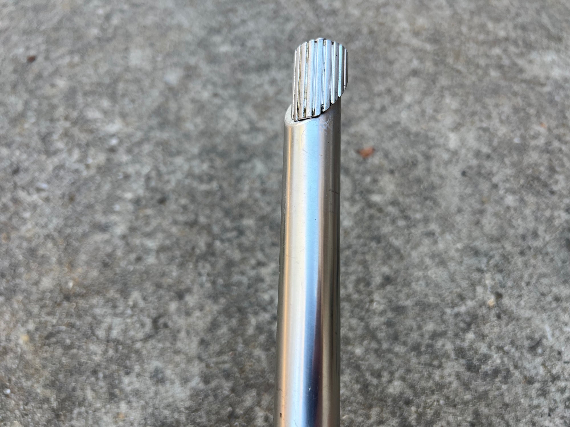 Used Nitto Dirt Drop Stem 26.0x100mm 1” Steerer Road Touring Gravel Bike Vintage Silver-Bicycle Bin