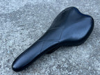 Selle Italia 275x130mm Black Saddle Road Mountain Bike Gravel Black Steel Rails