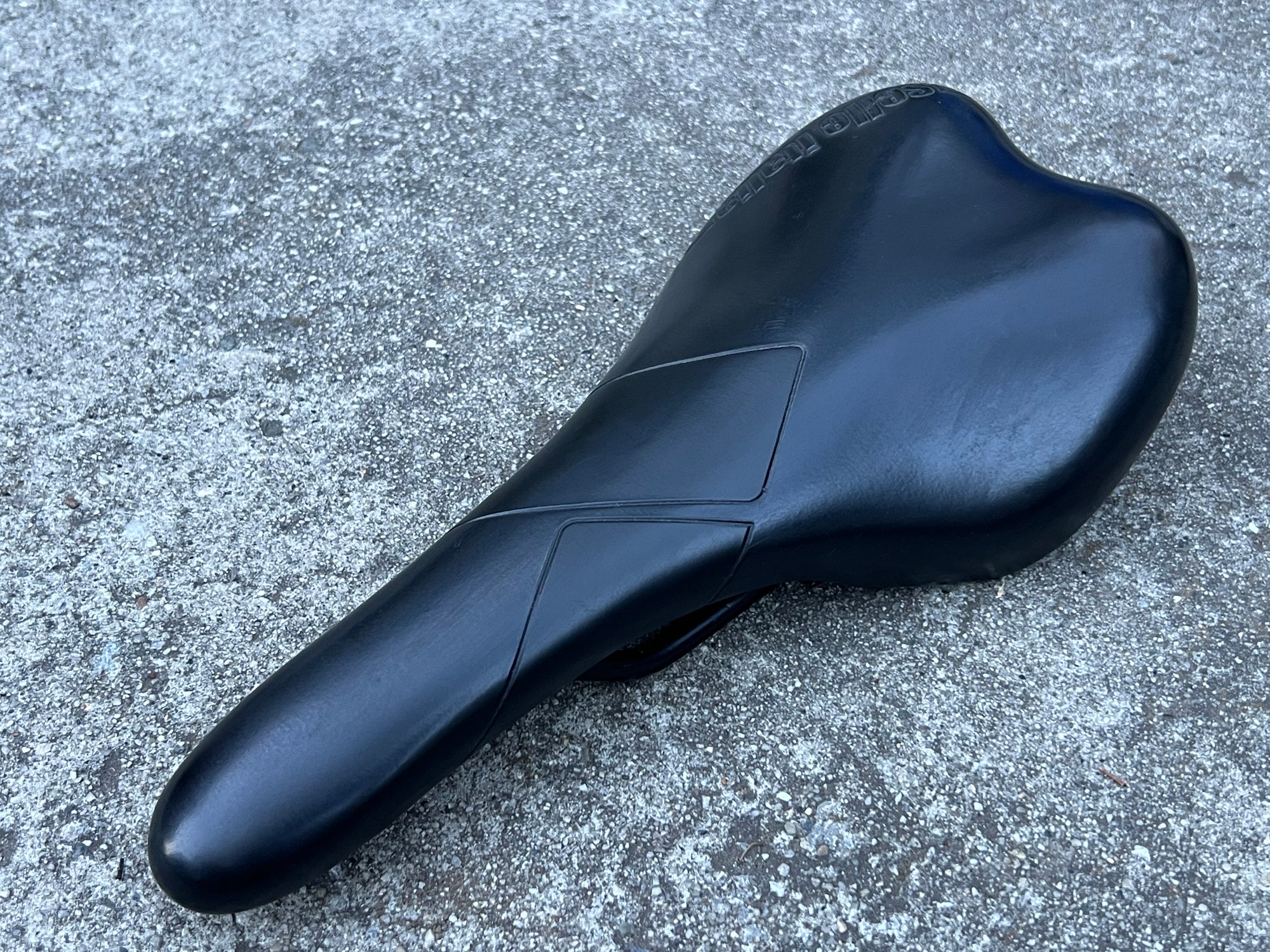 Selle Italia 275x130mm Black Saddle Road Mountain Bike Gravel Black Steel Rails