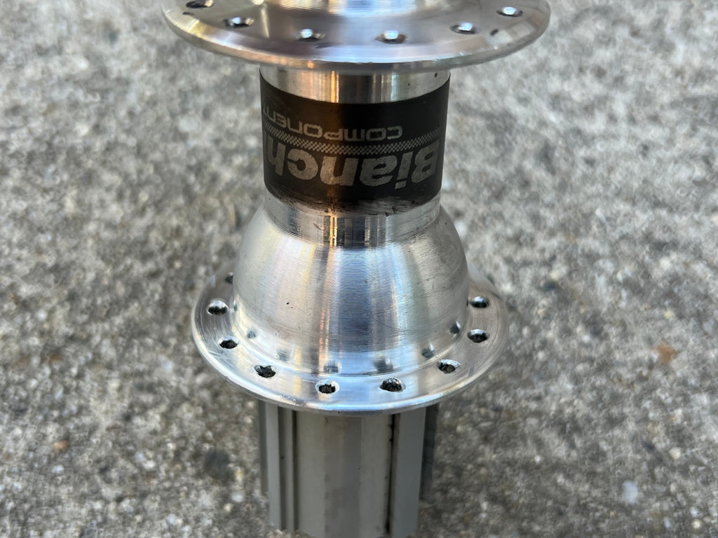 Used Please Read Bianchi Miche Campagnolo Rear Hub 130mm 28H 9 Speed Exa Drive Vintage Road-Bicycle Bin