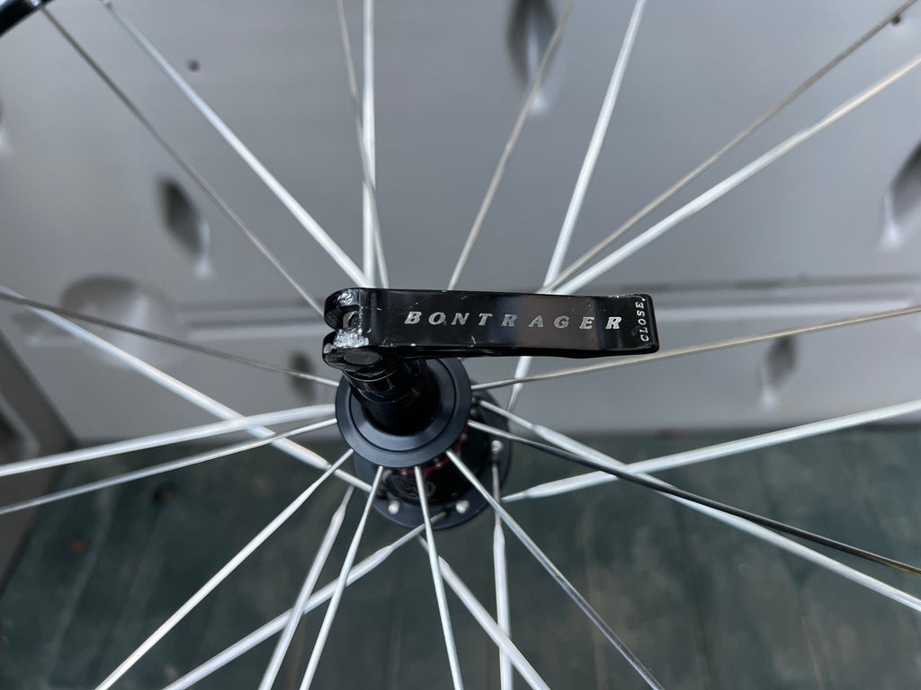 Bontrager Race Lite 700c Clincher 8/9/10 Speed Road Black Wheelset Wheels 130