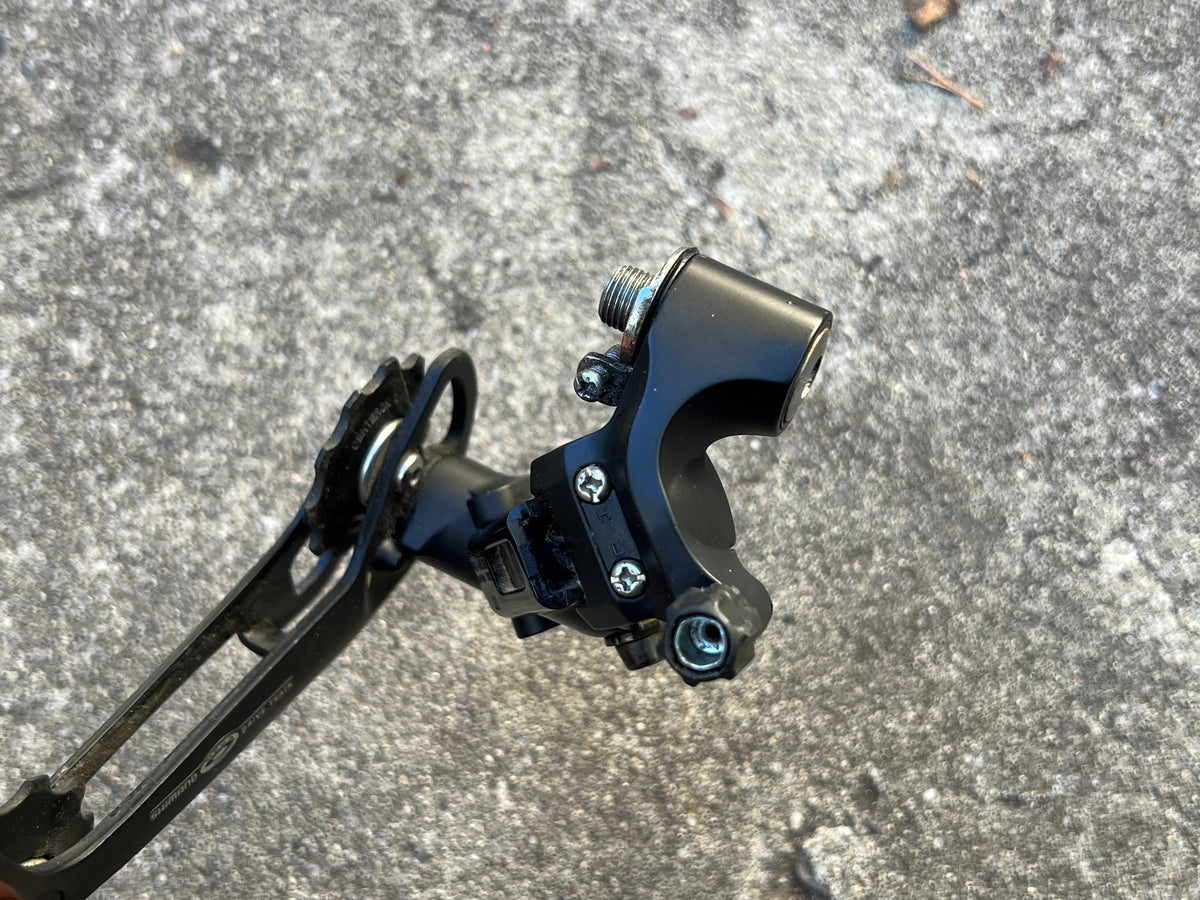 Shimano Deore RD-M530 9 Speed Long Cage SGS Rapid Rise Low Normal Black Rear Derailleur