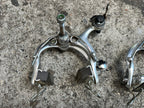 Modolo Competition Side Pull Brake Set Vintage Road Bike Silver Retro Caliper Brakes